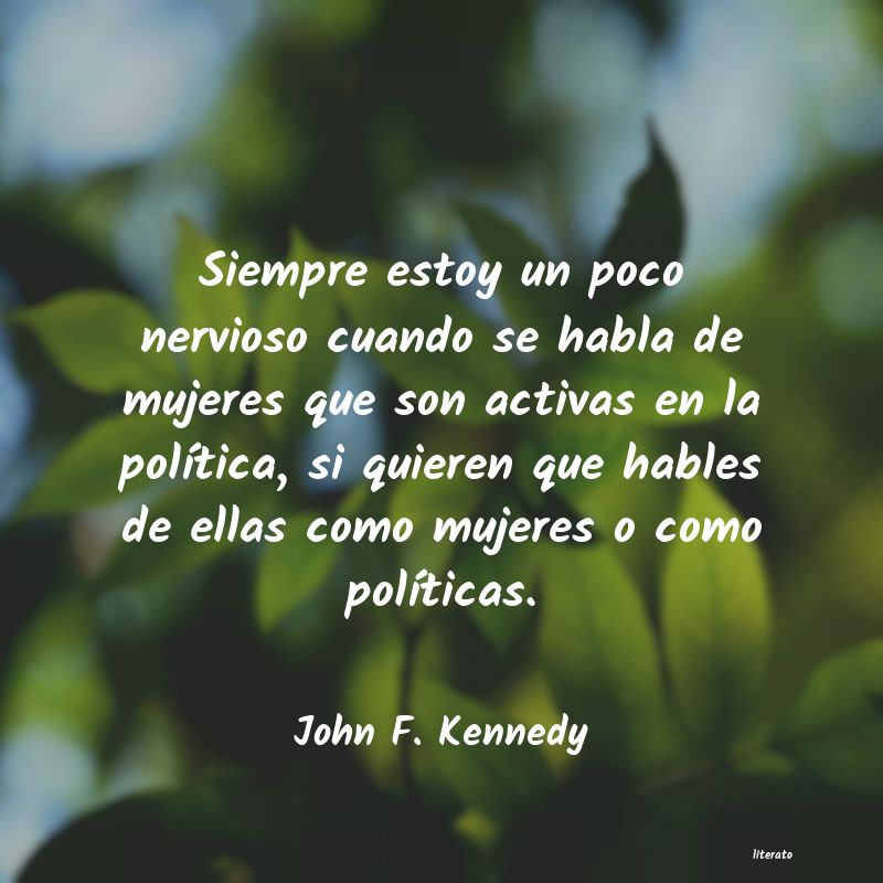 frases de John F. Kennedy