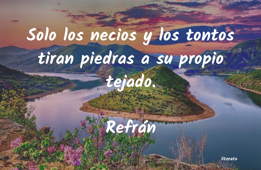 Frases de Refrán