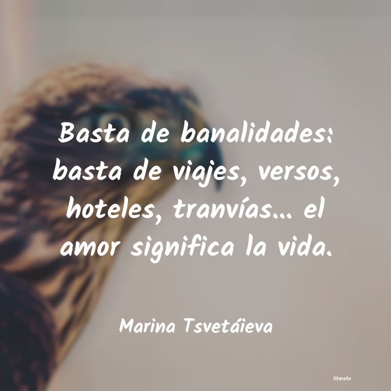 Frases de Marina Tsvetáieva