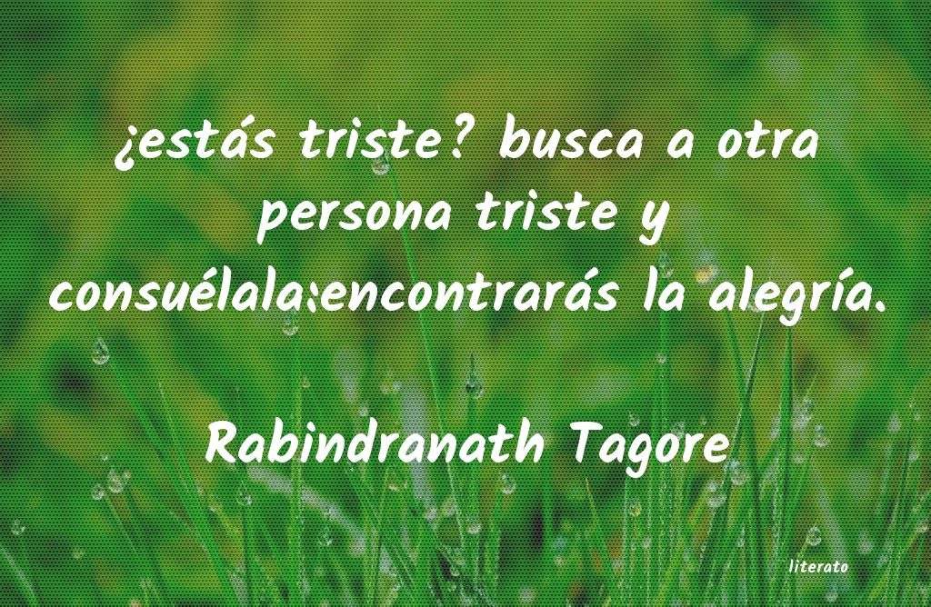 Frases de Rabindranath Tagore