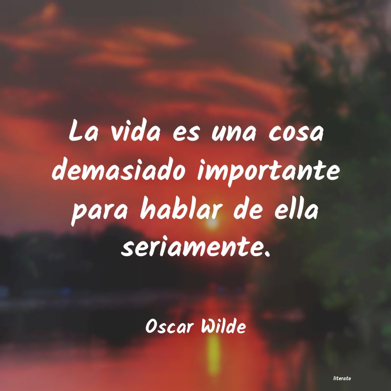 Frases de Oscar Wilde