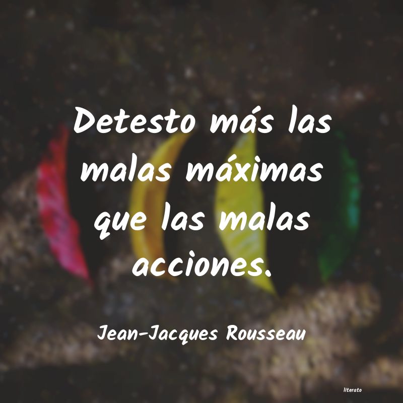 Frases de Jean-Jacques Rousseau