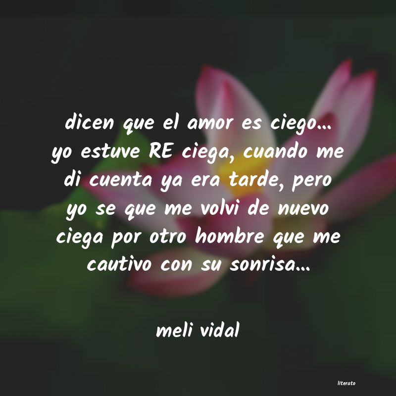 Frases de meli vidal