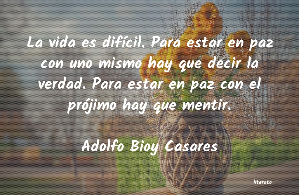 Frases de Adolfo Bioy Casares