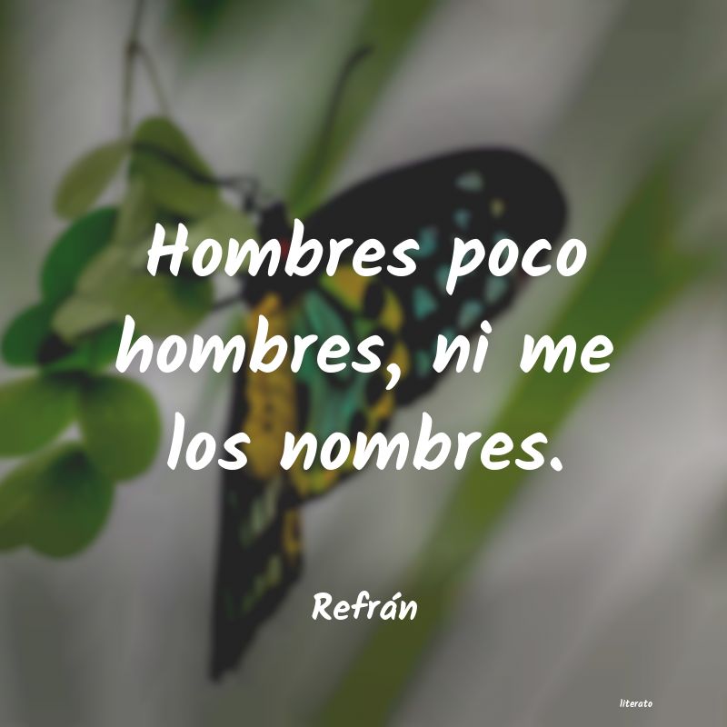 frases de Refrán