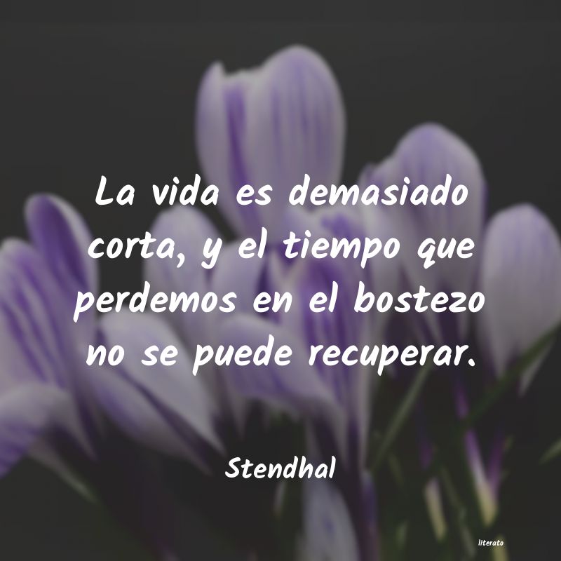 Frases de Stendhal