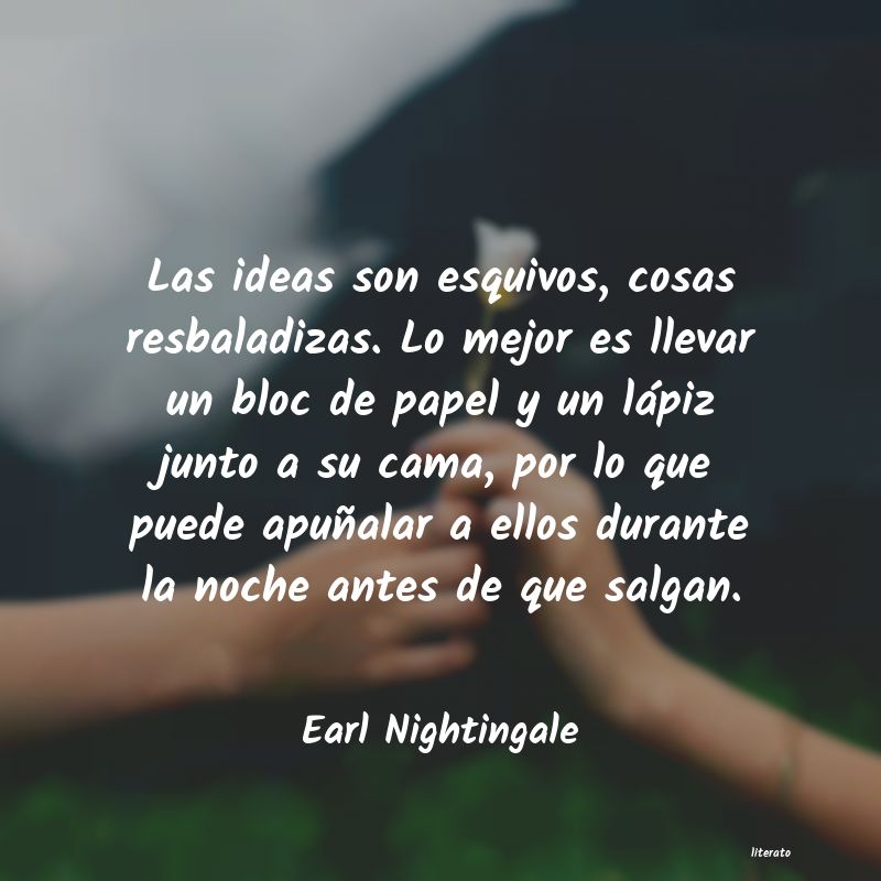 frases de Earl Nightingale