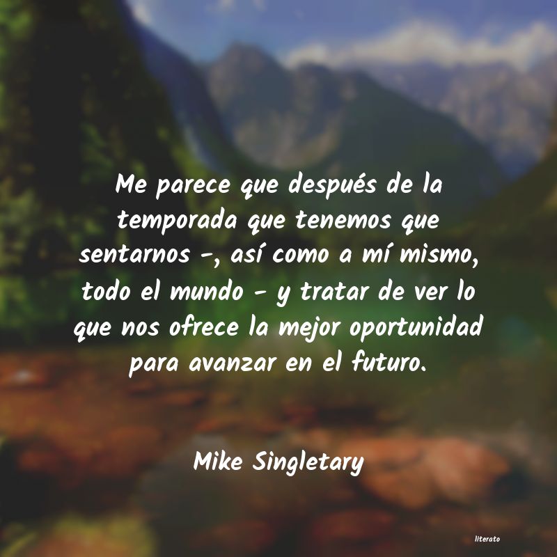 Frases de Mike Singletary