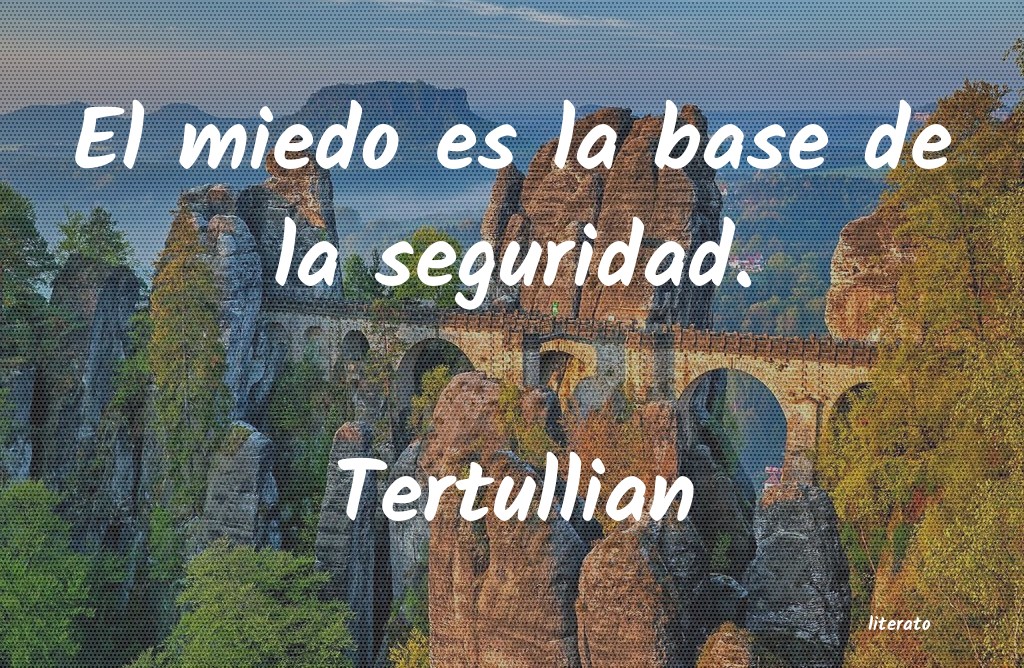 Frases de Tertullian