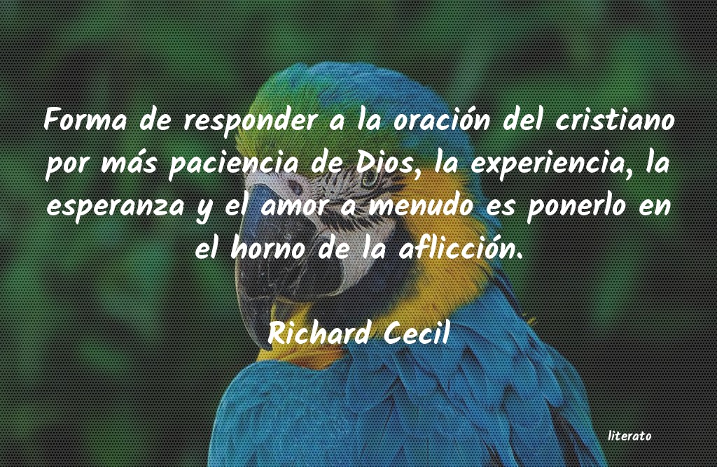 Frases de Richard Cecil