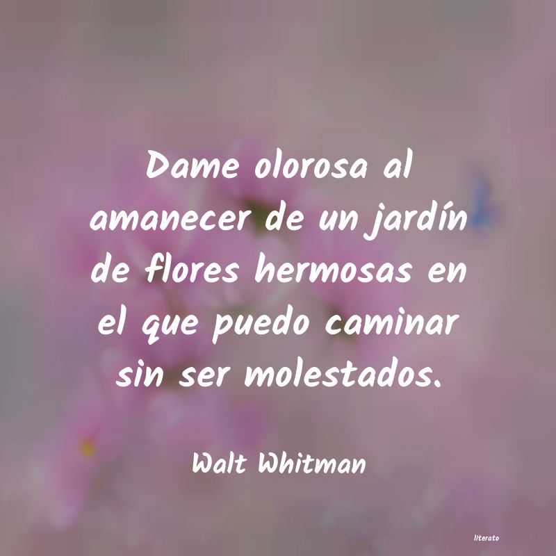 walt whitman poemas de amor