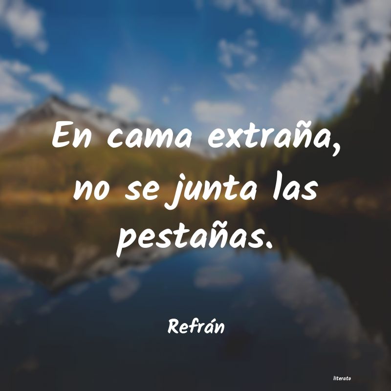 Frases de Refrán