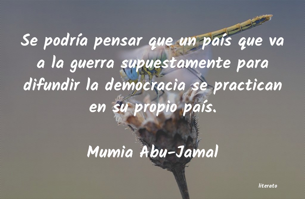 Frases de Mumia Abu-Jamal