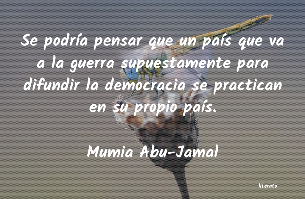 frases de Mumia Abu-Jamal