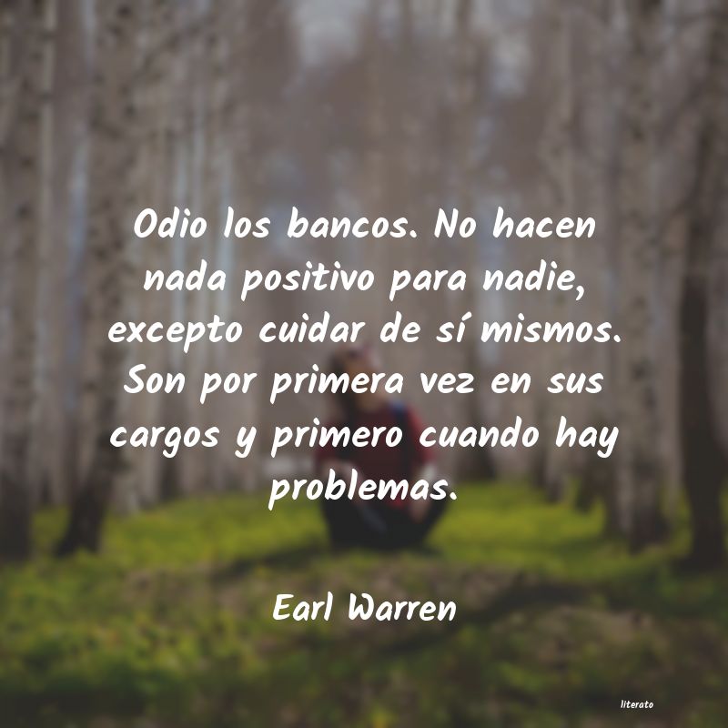 frases de Earl Warren