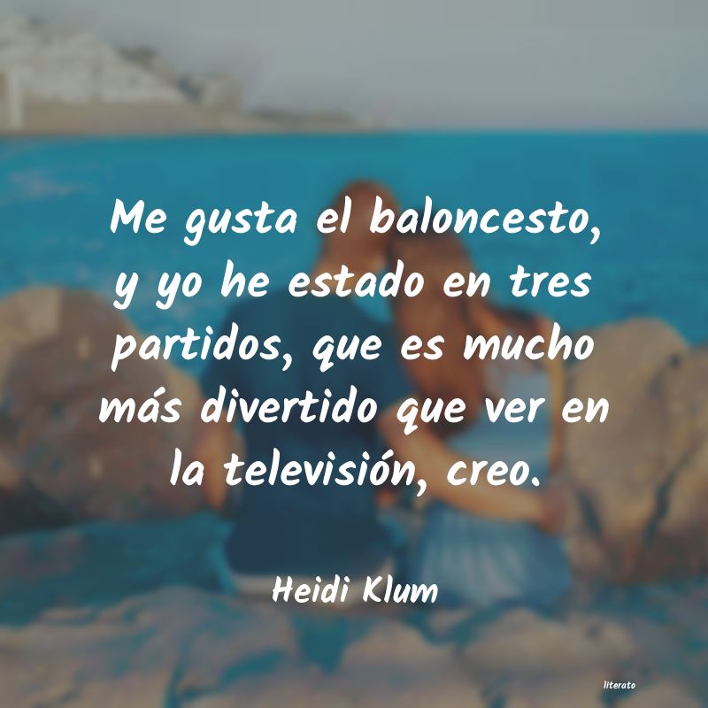 frases de Heidi Klum