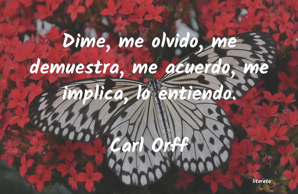 Frases de Carl Orff