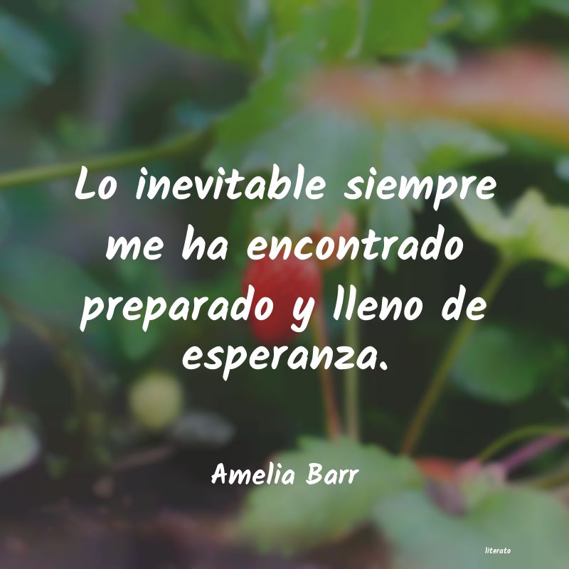 Frases de Amelia Barr