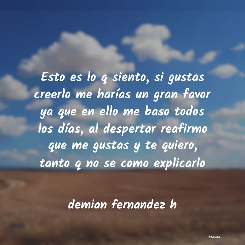 Frases de demian fernandez h