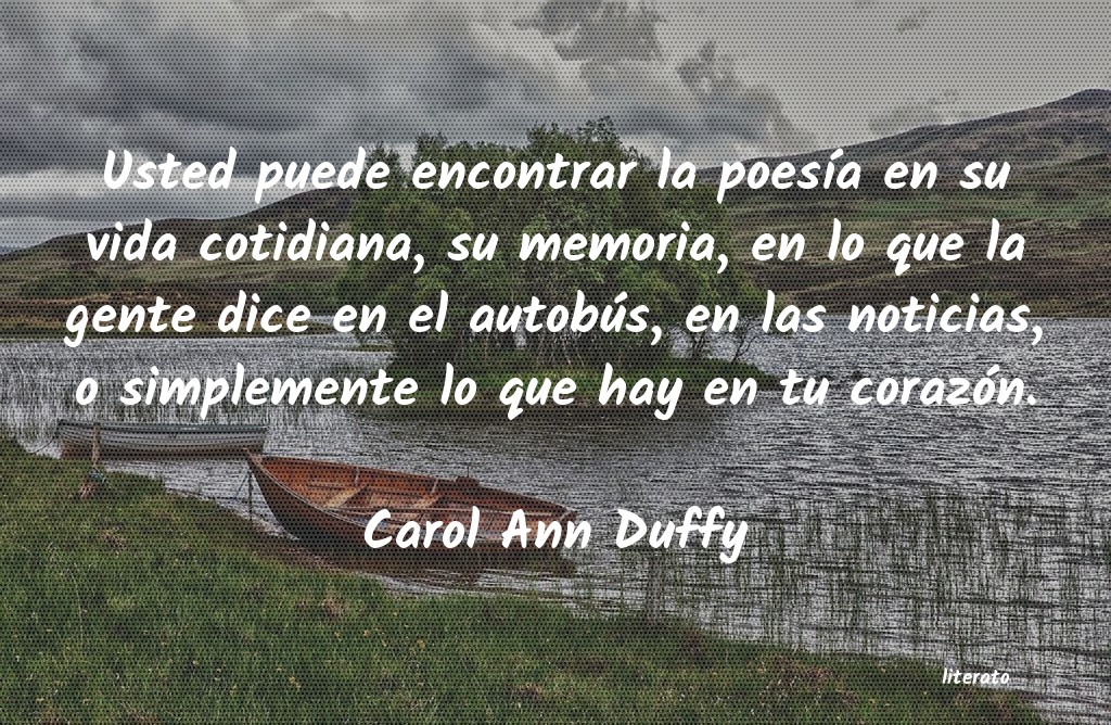 frases de Carol Ann Duffy