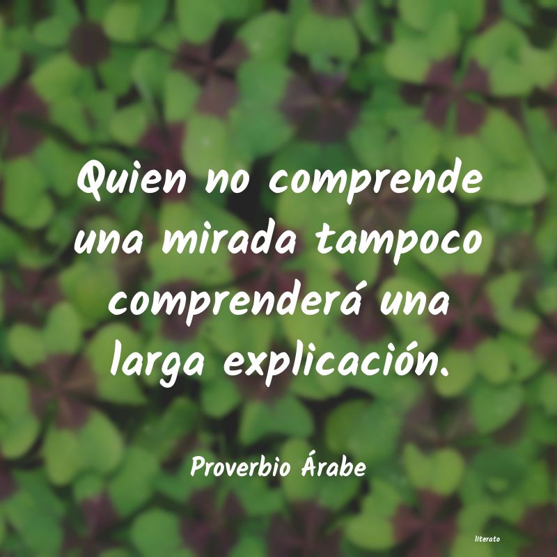 Frases de Proverbio Árabe