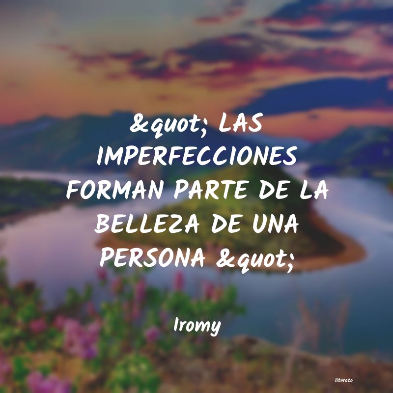 frases de Iromy