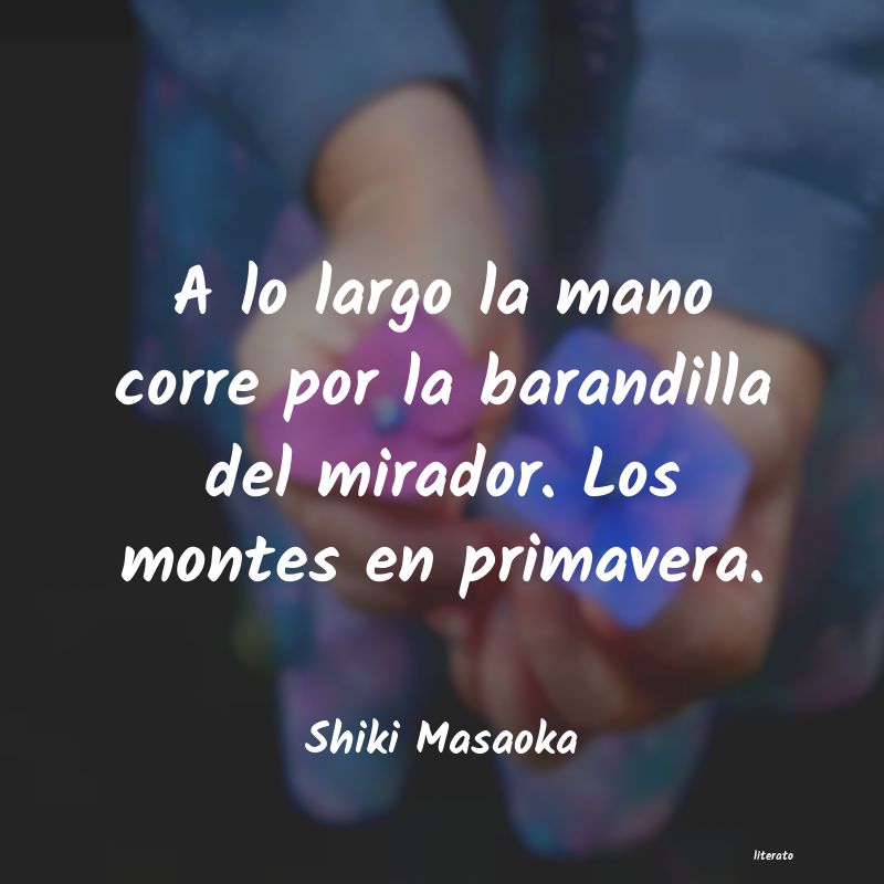 frases de Shiki Masaoka