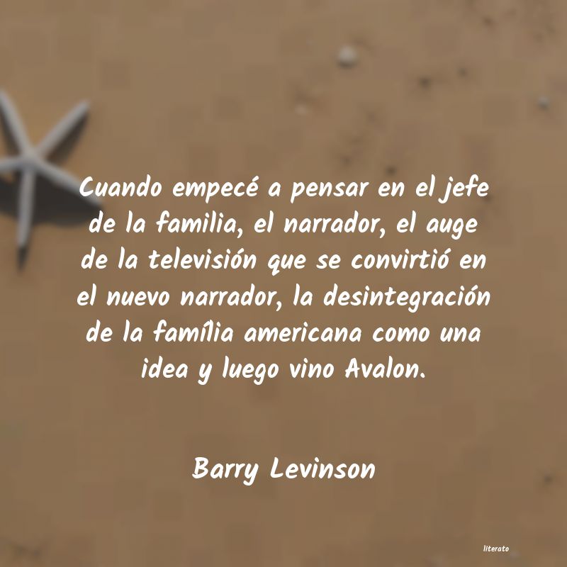 Frases de Barry Levinson