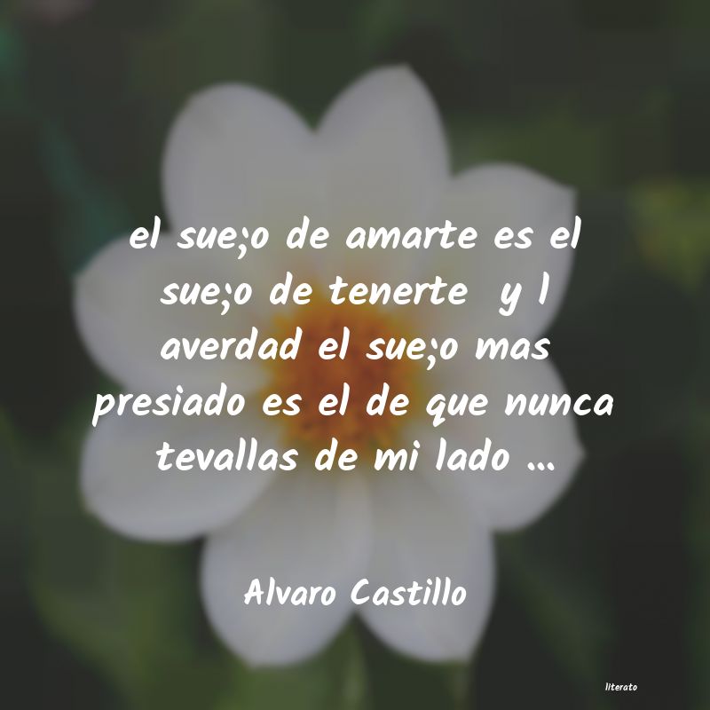 Frases de Alvaro Castillo