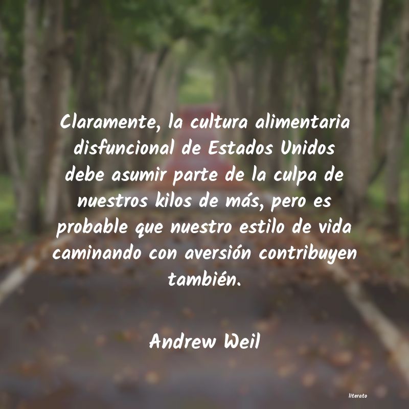 Frases de Andrew Weil