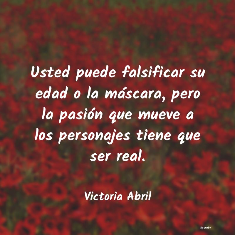 Frases de Victoria Abril