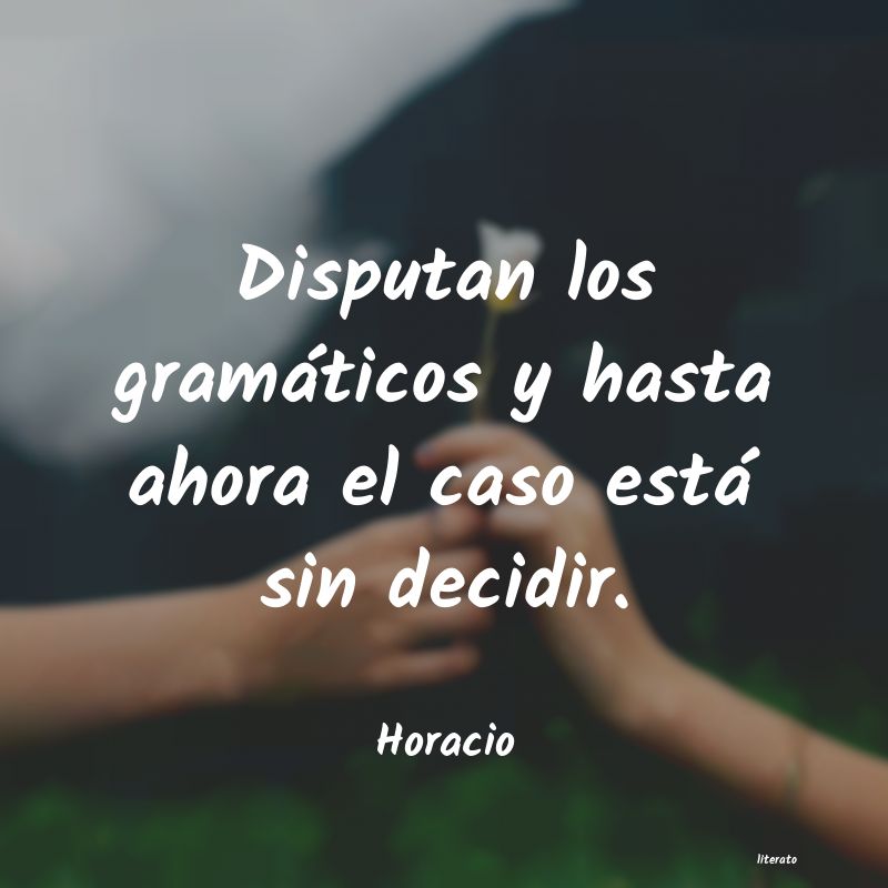 frases de Horacio