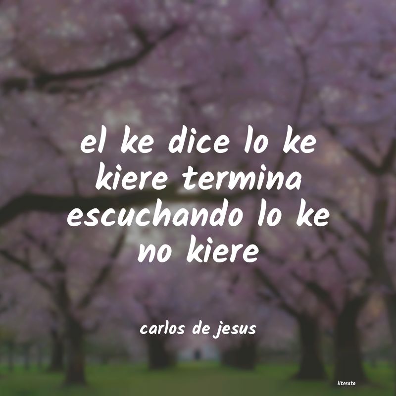 frases de carlos de jesus