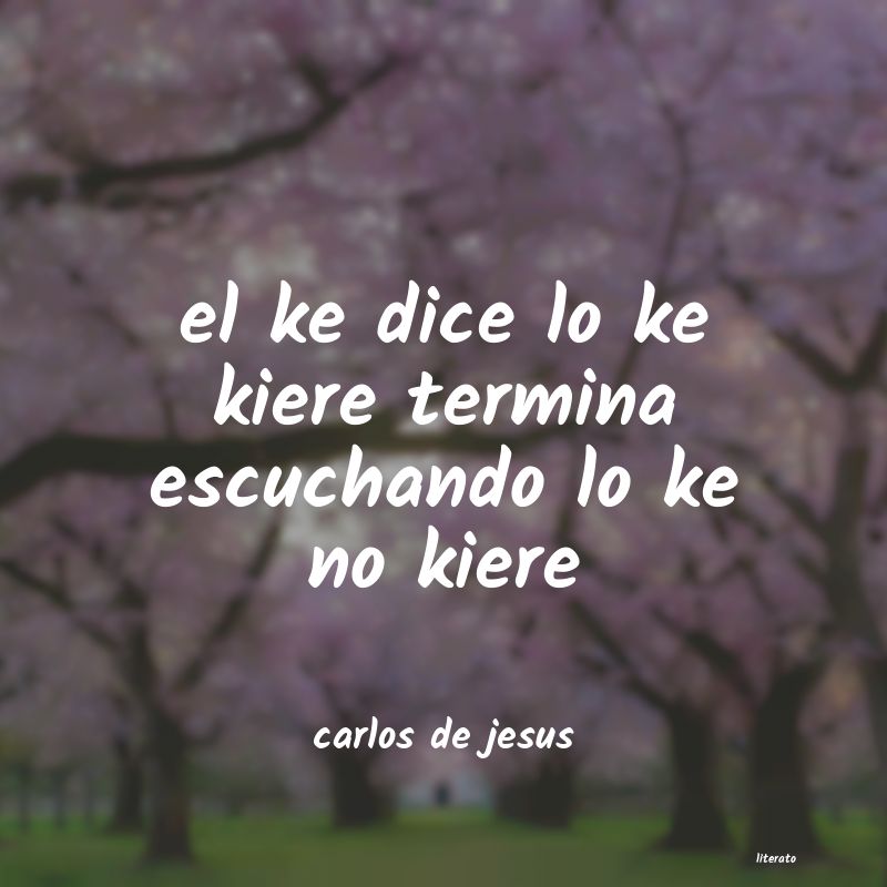 Frases de carlos de jesus