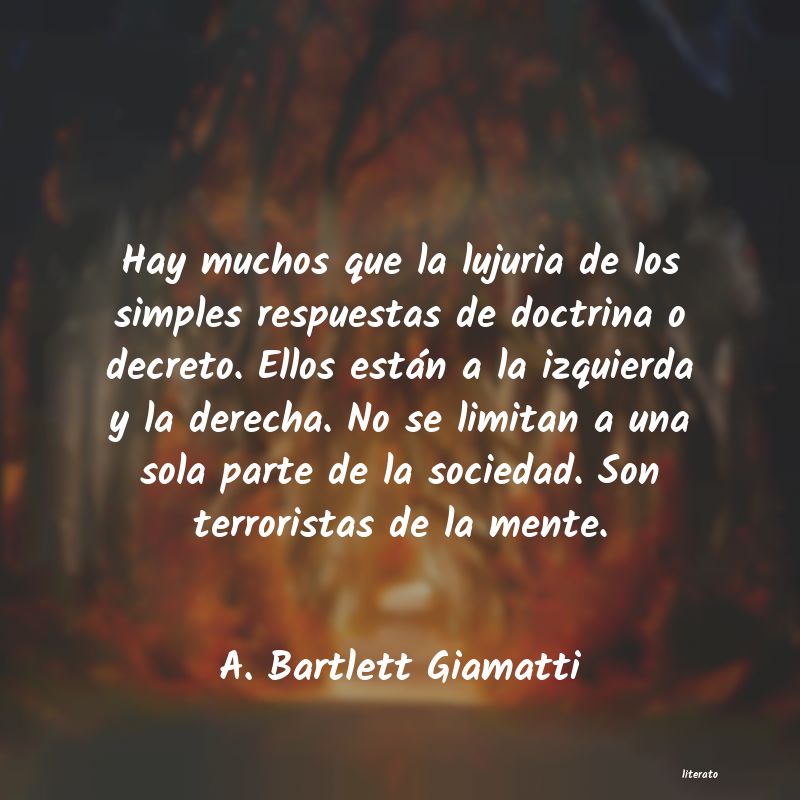 frases de A. Bartlett Giamatti
