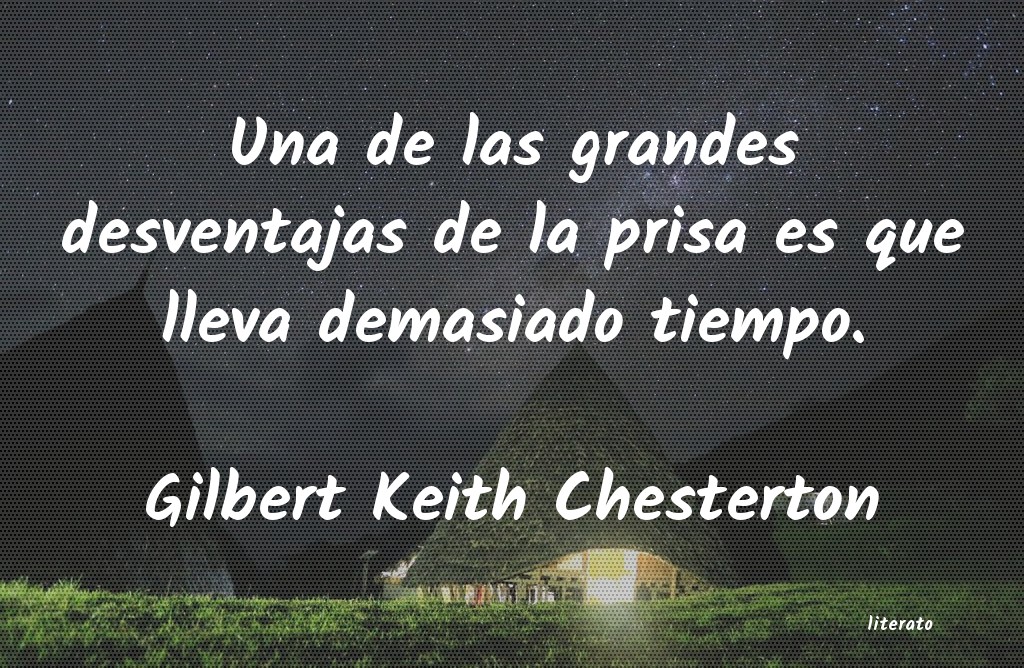 Frases de Gilbert Keith Chesterton