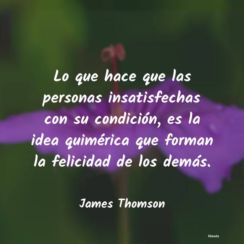 Frases de James Thomson