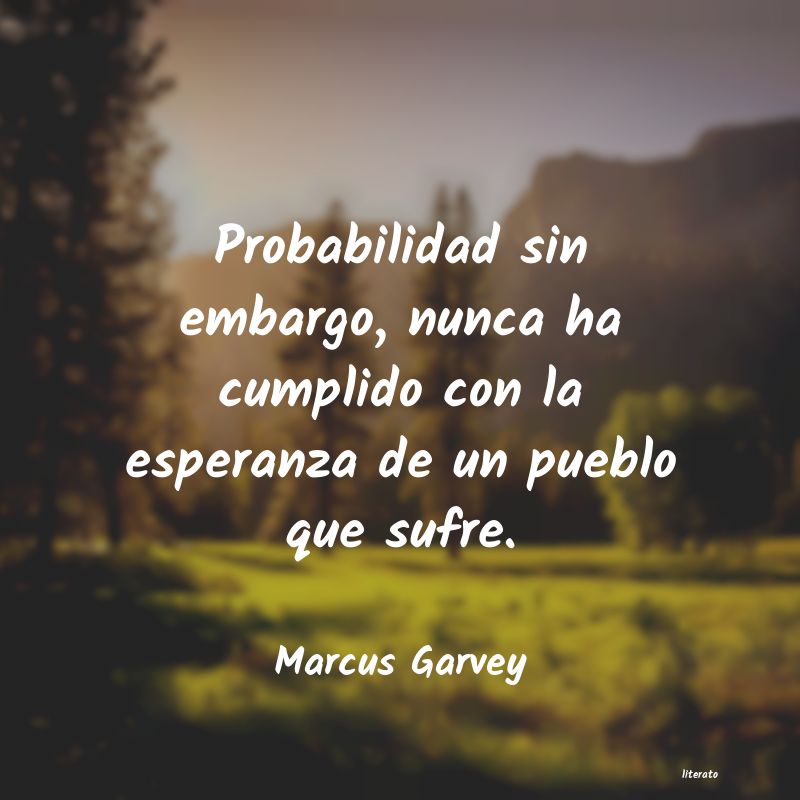 frases de Marcus Garvey