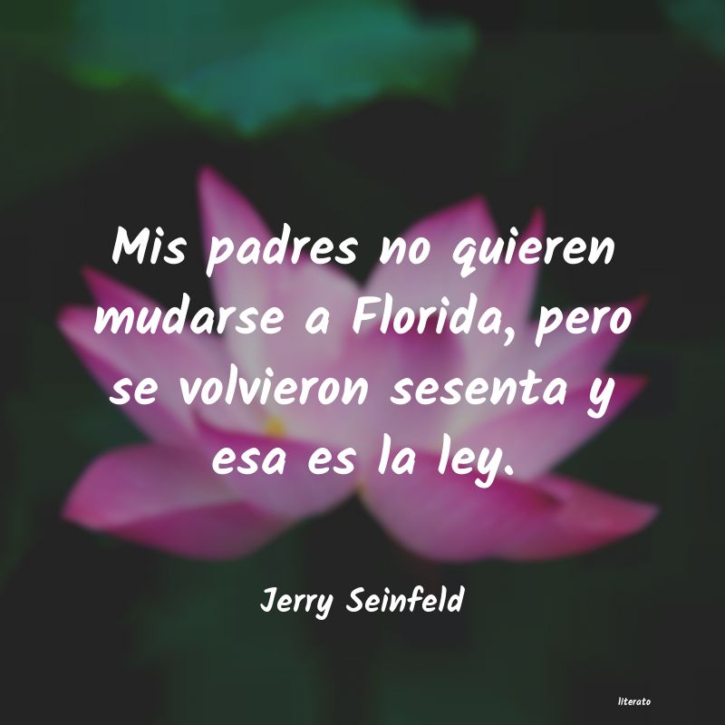 Frases de Jerry Seinfeld