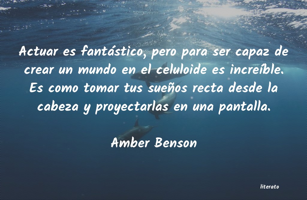 frases de Amber Benson