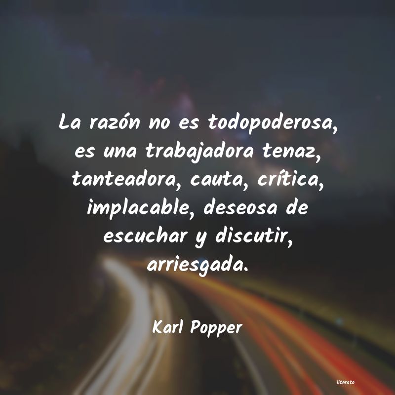 Frases de Karl Popper