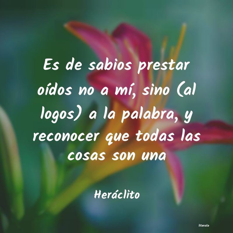 frases de HerÃ¡clito