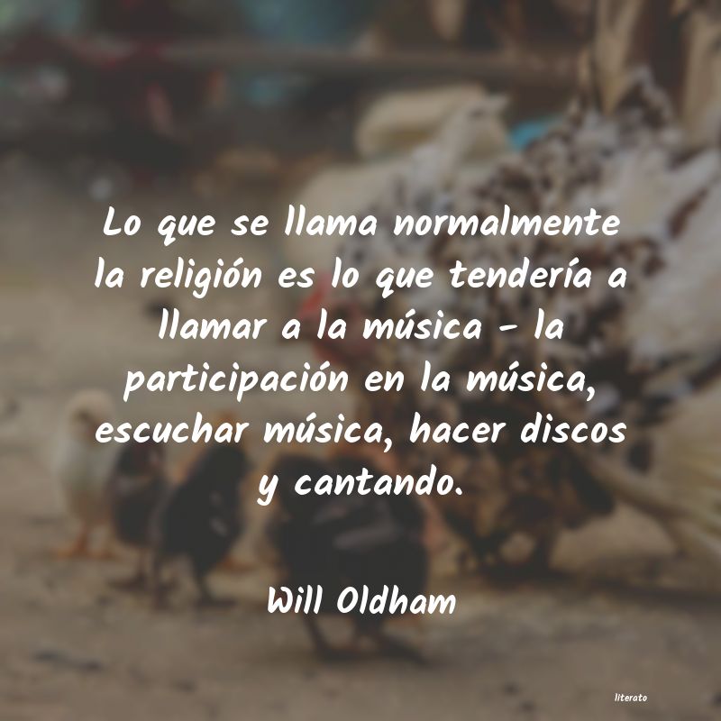 frases de Will Oldham