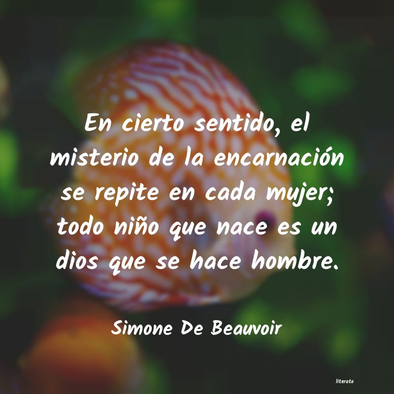 frases de simone de beauvoir sobre la mujer