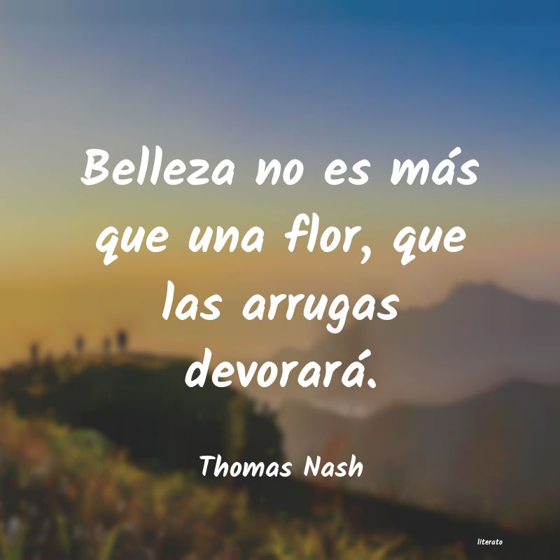 Frases de Thomas Nash