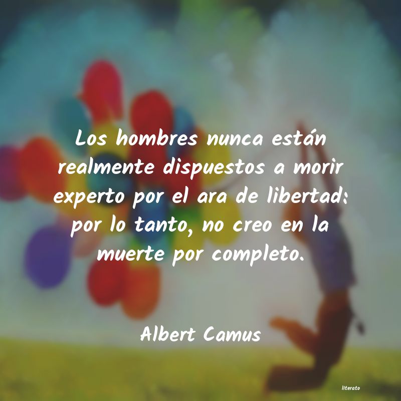 Frases de Albert Camus