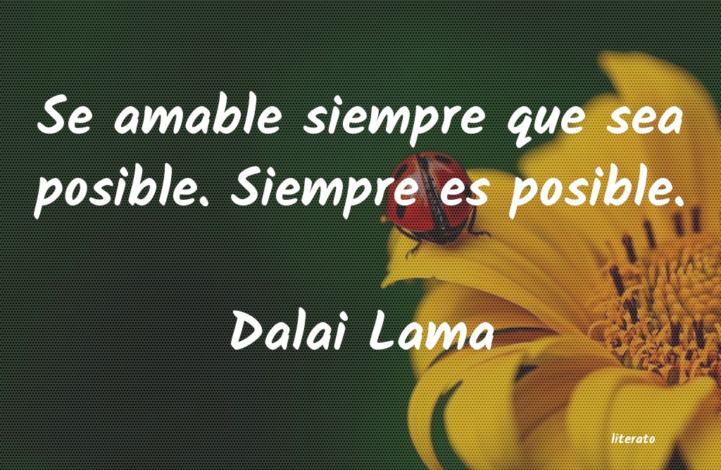 ayudar al enemigo dalai lama