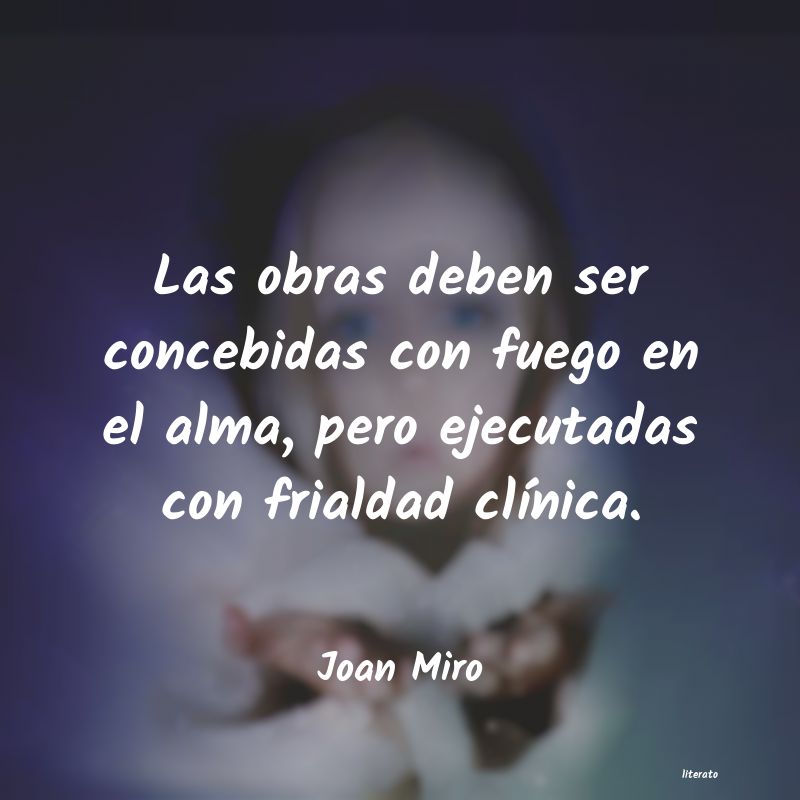 Frases de Joan Miro