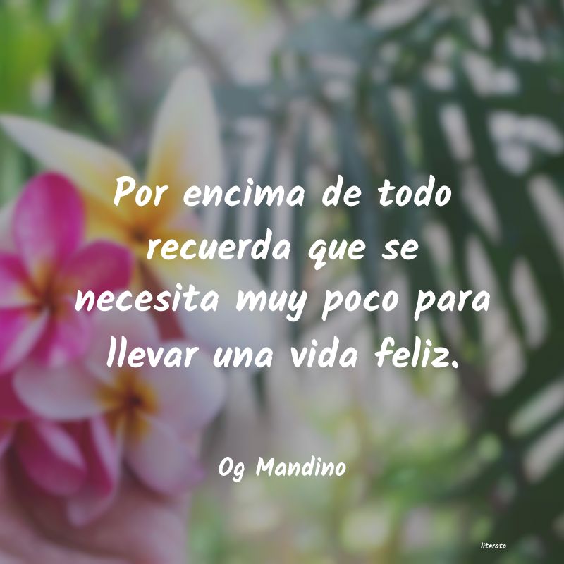 frases de Og Mandino
