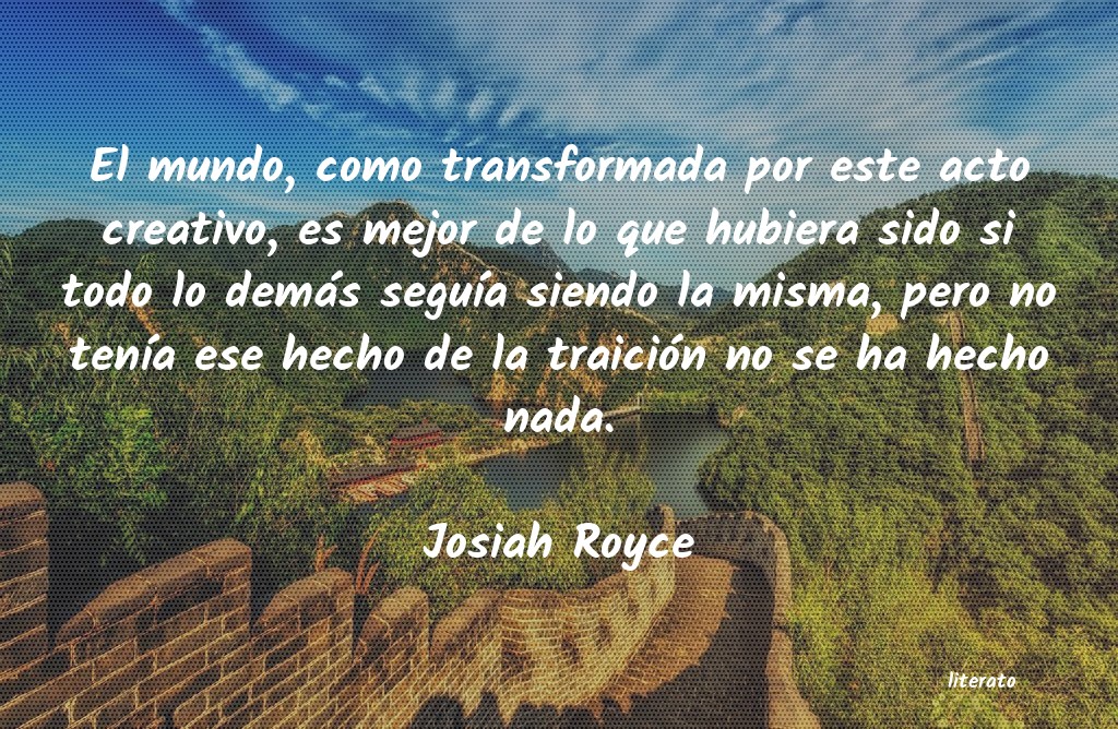 Frases de Josiah Royce